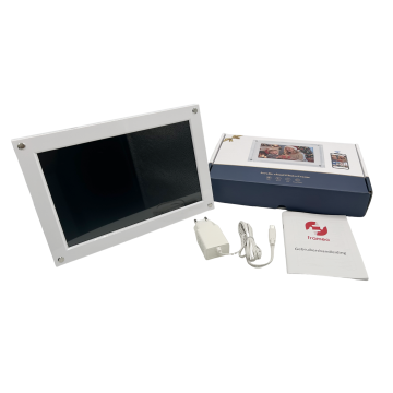 Frameo Digital Photo Frame WT-101W Acryl White 10.1 Inch
