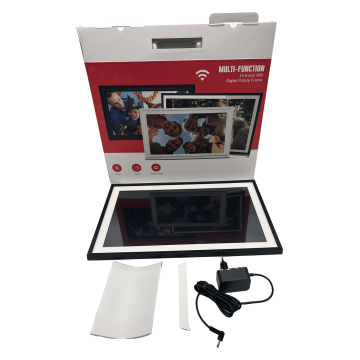 Frameo Digital Photo Frame GW-P156 Black 15.6 Inch