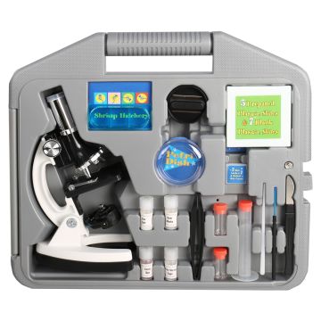Byomic Beginners Microscope Set 100, 400 and 900x in Case