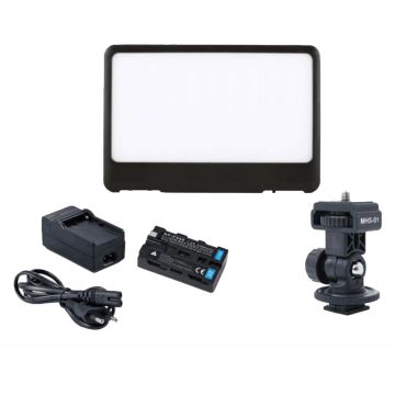 Falcon Eyes Soft LED Lamp Set Dimmable DV-80SL-K2 incl. Battery