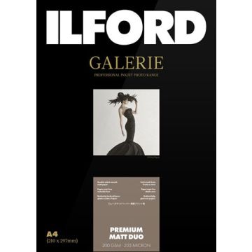 Ilford Galerie Premium Matt Duo 200g A2 50 Sheets