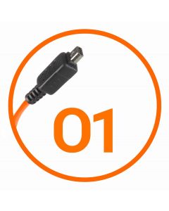 Miops Camera Connecting Cable Olympus O1 Orange