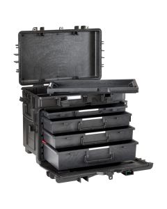 Explorer Cases 5140 Trolley Black with Empty Drawers