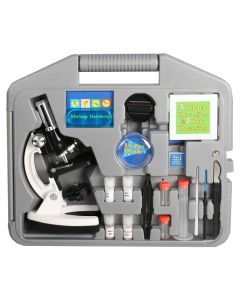 Byomic Beginners Microscope Set 100, 400 and 900x in Case