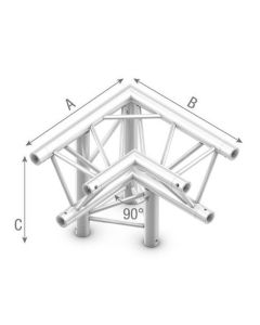 Studioking Truss Triangle 90 Degree Angle Down Left Top Down