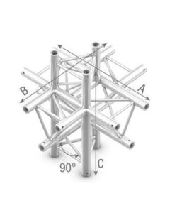 Studioking Truss T-Cross 90 Degrees 6 Way Apex Up Down