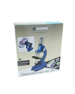 Konus Microscope Konustudy-4 150x-450x-900x with Smartphone Adapter
