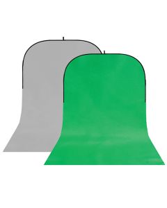 StudioKing Background Board BBT-03-10 Grey/Green 150x400 cm