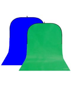 StudioKing Background Board BBT-10-07 Green/Blue 150x400 cm