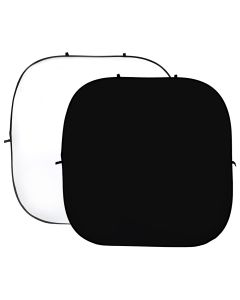 StudioKing Background Board White/Black 240x240 cm