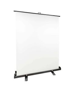 StudioKing Roll-Up Background Screen FB-150200FW 150x200 cm White