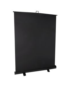 StudioKing Roll-Up Background Screen FB-150200FB 150x200 cm Black