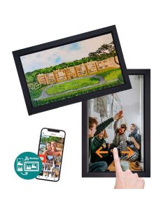 Frameo Digital Photo Frame HF-156B Black 15.6 Inch
