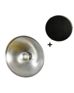 StudioKing Beauty Dish Silver SK-BD420 42 cm with Honeycomb Grid