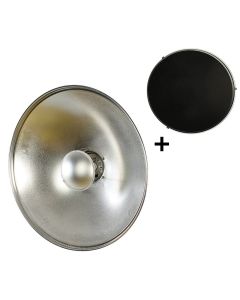 StudioKing Beauty Dish Silver SK-BD550 55 cm with Honeycomb Grid