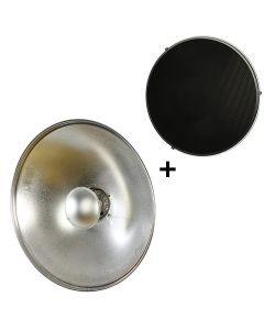 StudioKing Beauty Dish Silver SK-BD700 70 cm with Honeycomb Grid