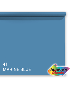 Superior Background Paper 41 Marine Blue 1.35 x 11m