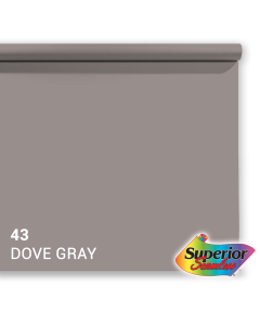 Superior Background Paper 43 Dove Grey 1.35 x 11m