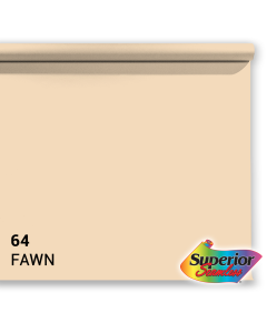 Superior Background Paper 64 Fawn 1.35 x 11m