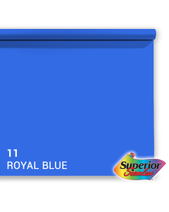 Superior Background Paper 11 Royal Blue Chroma Key 2.72 x 11m