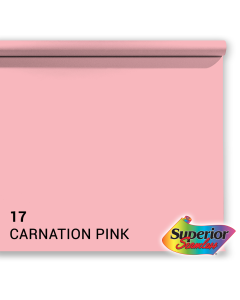 Superior Background Paper 17 Carnation Pink 2.72 x 11m