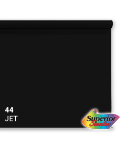 Superior Background Paper 44 Jet Black 2.72 x 11m