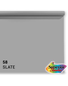 Superior Background Paper 58 Slate Grey 2.72 x 11m