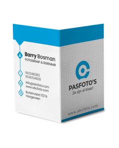 Benel Passport Photo Wallets White with Print 1000 Pcs.