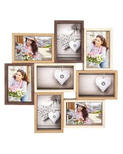 Zep Wooden Collage Photo Frame TY013 Montreaux for 8 Photos