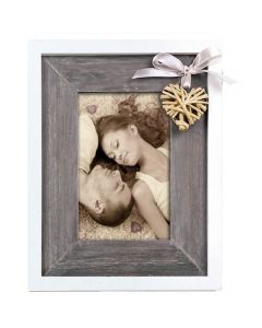 Zep Wooden Photo Frame TY0846 Blaye Grey/White 10x15 cm