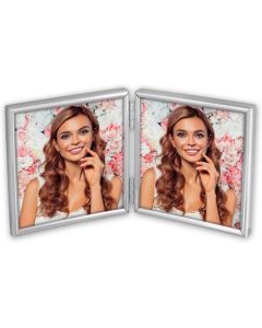 Zep Photo Frame 120DS01-44 Silver 2x 10x10 cm