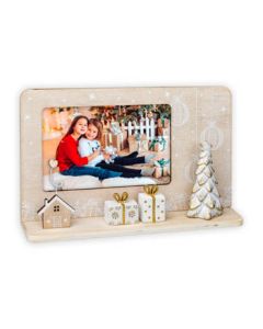 Zep Christmast Photo Frame LS7764 Shinny 10x15 (23,5x5 h15) cm
