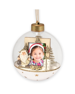 Photo Christmasball Aland LS447 3,5x4,5 ø10 cm