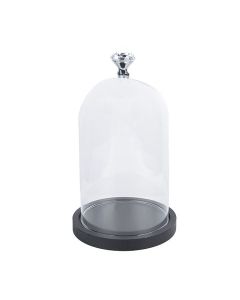 Clayre Eef 6GL2544 Glass Cloche Transparent 14x25 cm