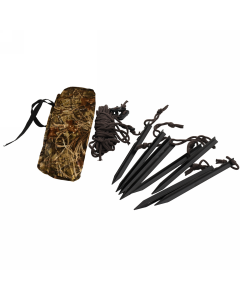 Buteo Photo Gear Bag with Pegs and Ropes Brown