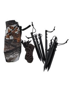 Buteo Photo Gear Bag with Pegs and Ropes Snow